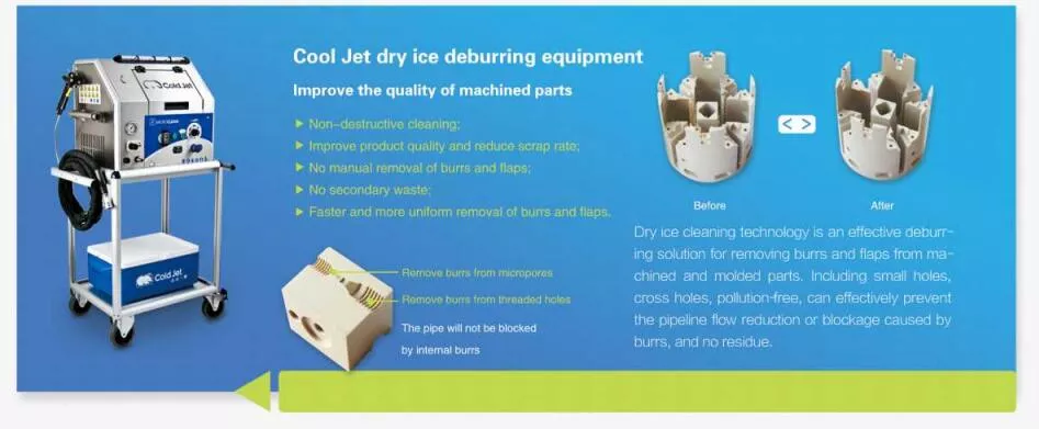 Cool-jet-dry-ice-deburring-equipment