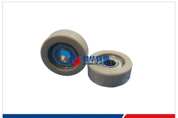 PEEK roller with internal bearing