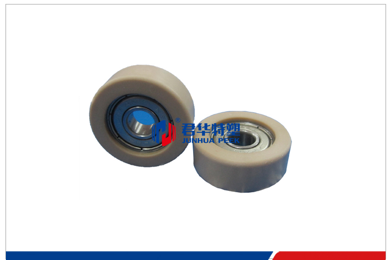 PEEK roller with internal bearing