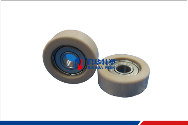 PEEK coated bearings used in beverage filling machinery