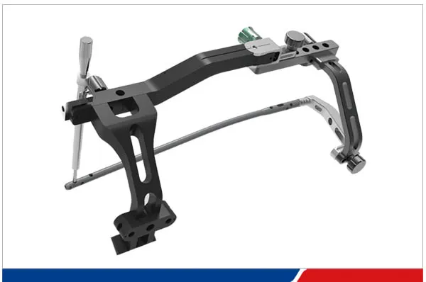 PEEK Tibial intramedullary nail adjustable aiming bracket